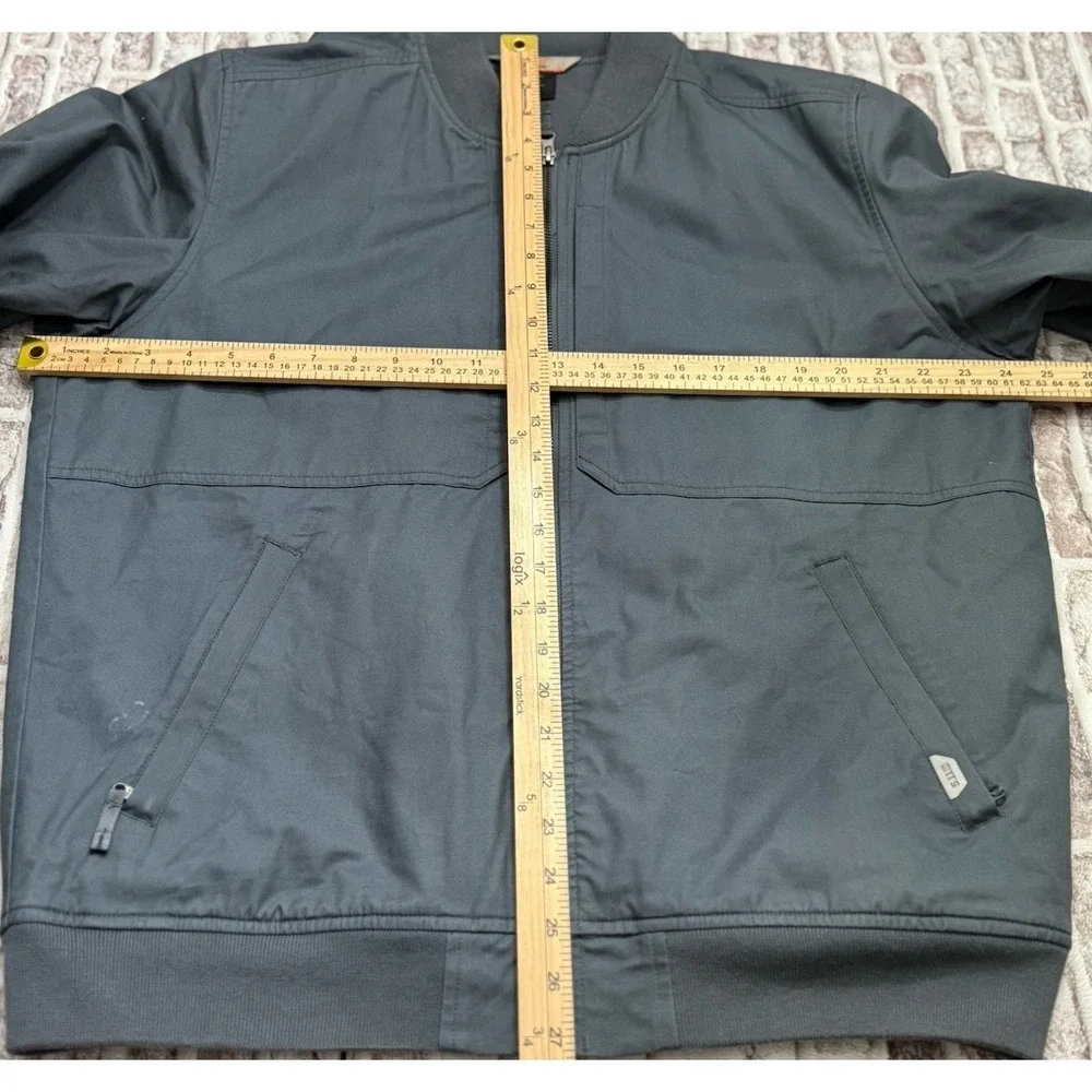 5.11 Tactical Mens Murdoc Jacket Flight Bomber Full Zip Ranger Gray XL Utility